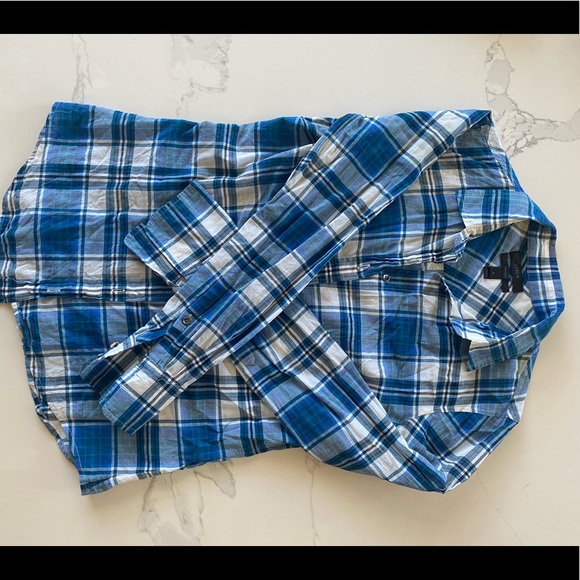 ***SOLD*** Jcrew plaid button down - Picture 2 of 4